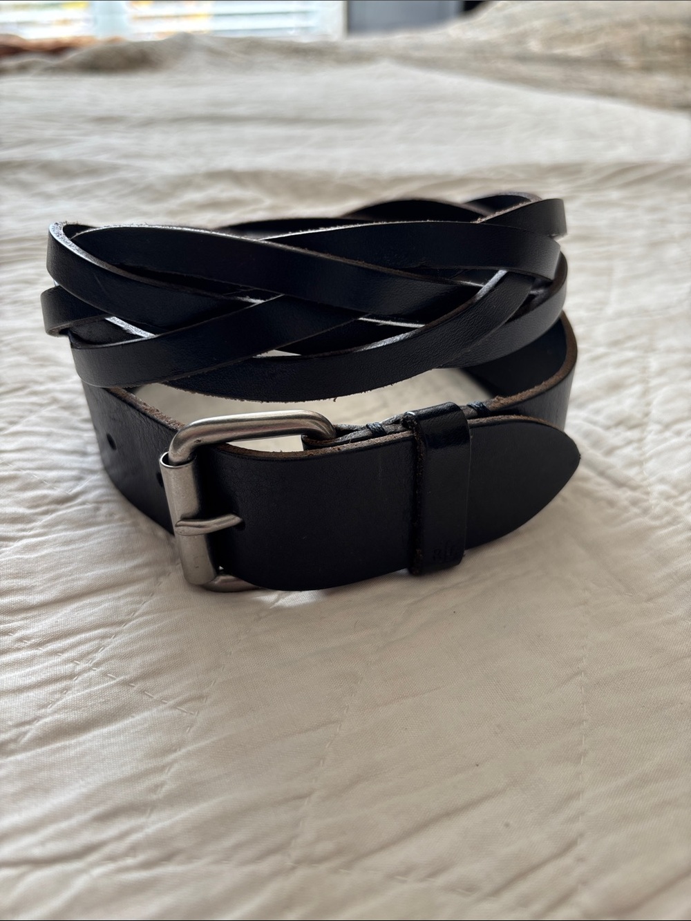 Lauren Ralph Lauren Leather Weave Belt